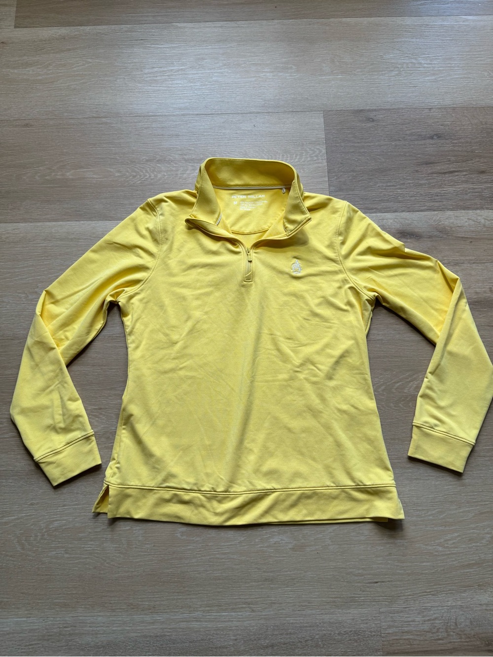 Peter Millar Sunny Yellow Quarter-Zip Pullover - Picture 3 of 9